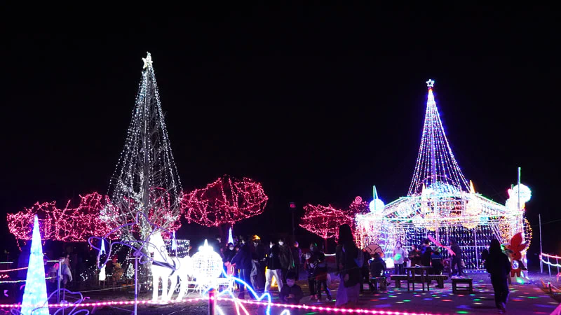 冬灯りイルミネーション点灯中 岩手県軽米町ホームページ